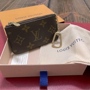 Authentic Louis Vuitton Key Pouch **sold out online**  Bag & Box included